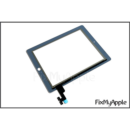 Glass Touch Screen Digitizer - White (With Adhesive) for iPad 2